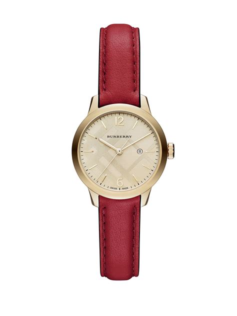 burberry red watch|where to buy burberry watches.